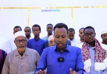 Odayaasha dhaqanka beesha Duduble ee (Maxamuud Hiraab) ayaa ku eedeeyay Wasiir Al Cadaala in oo shaati Shabaab u giliyo sioo uga taqaluso